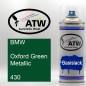 Preview: BMW, Oxford Green Metallic, 430: 400ml Sprühdose, von ATW Autoteile West.